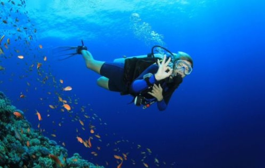 Scuba diving