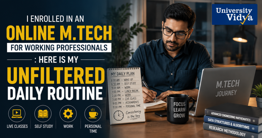 Online M.tech For Working Professionals